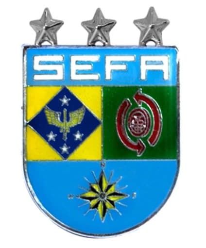 DISTINTIVO DE BOLSO - SEFA 3 ESTRELAS — imagem 1