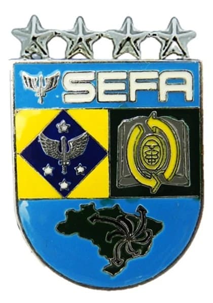 DISTINTIVO DE BOLSO - SEFA 4 ESTRELAS — imagem 1