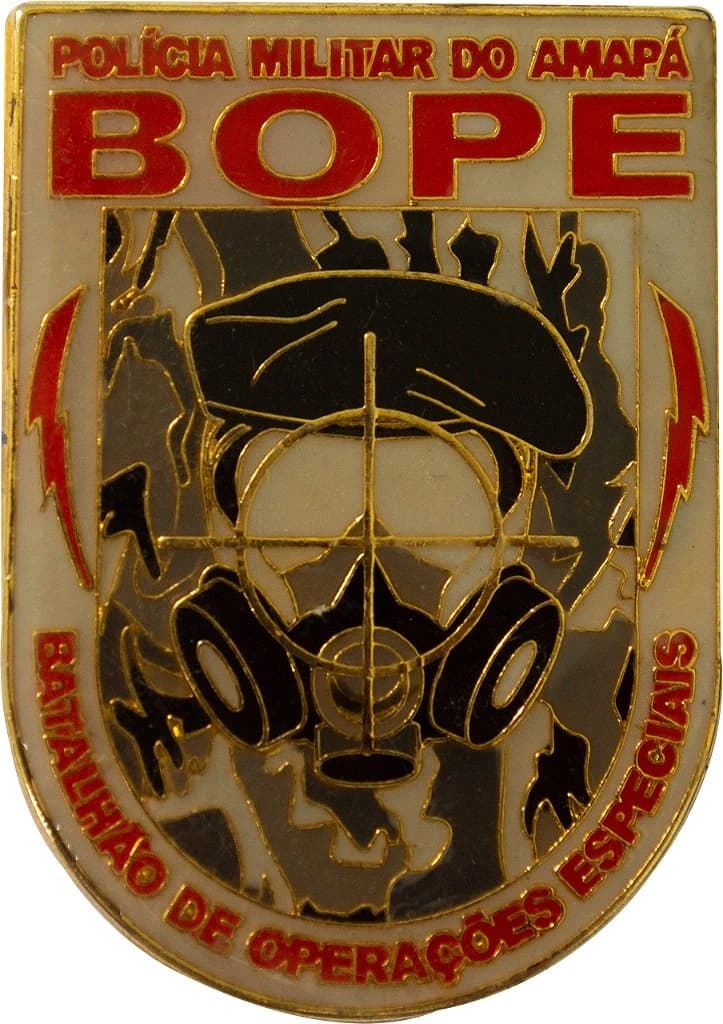 DISTINTIVO DE BOLSO - BOPE/PM AM — imagem 1