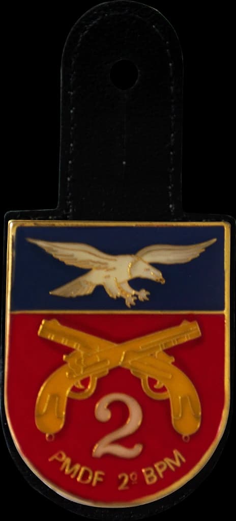 DISTINTIVO DE BOLSO - 2º BPM PM DF — imagem 1