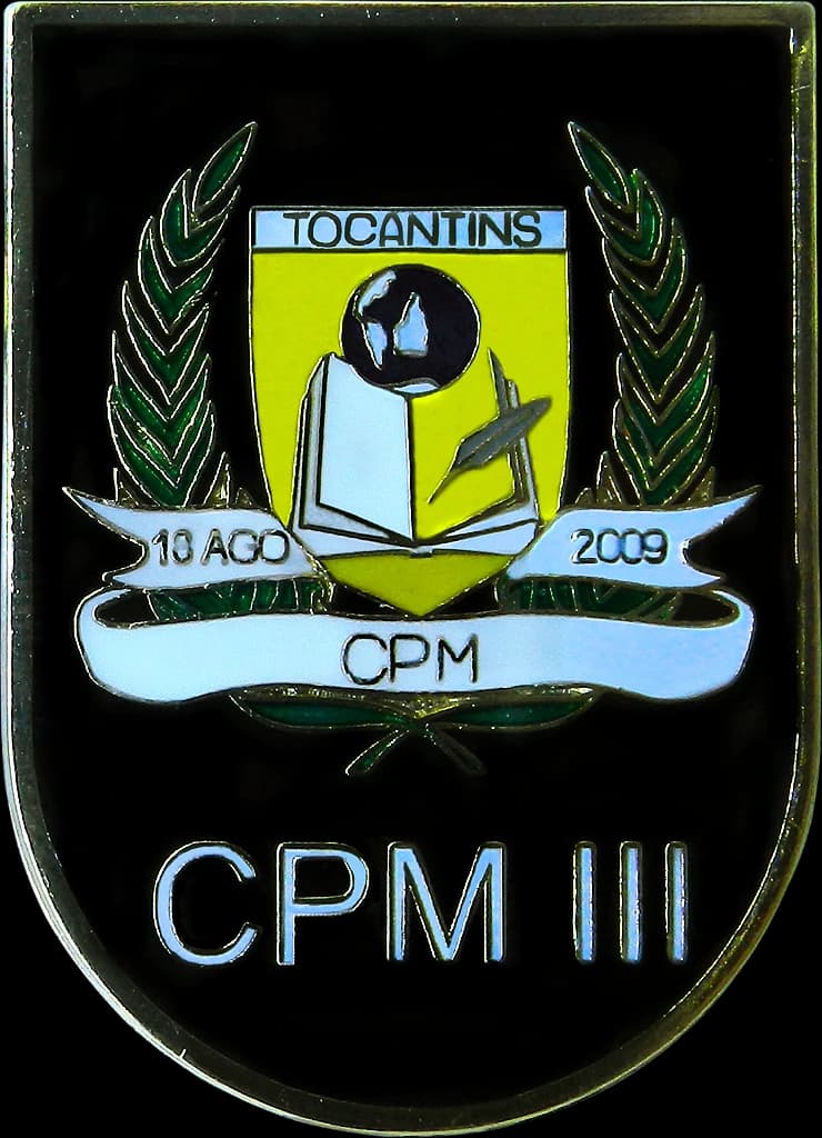 DISTINTIVO DE BOLSO - CPM III TO — imagem 1