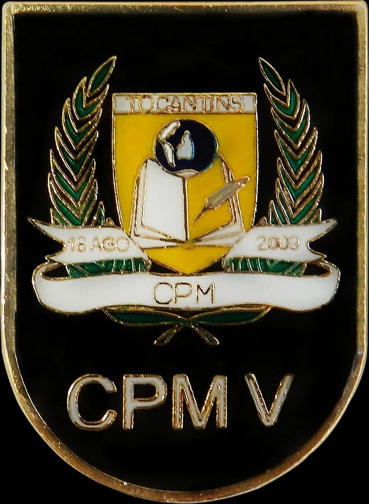 DISTINTIVO DE BOLSO - CPM V TO — imagem 1