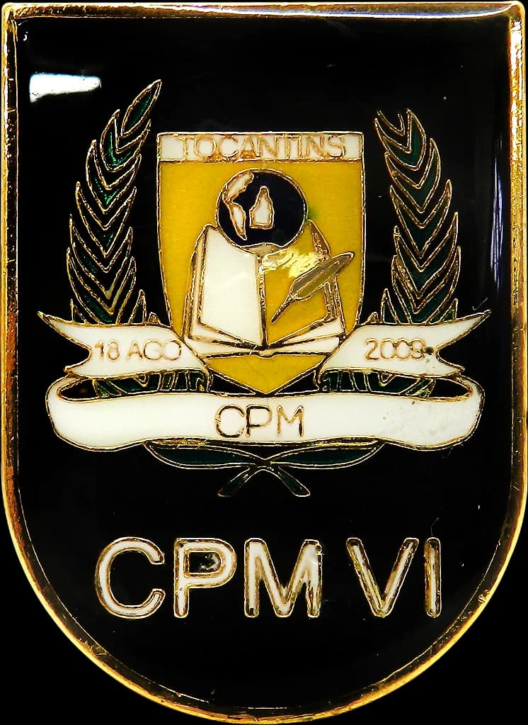 DISTINTIVO DE BOLSO - CPM VI TO — imagem 1