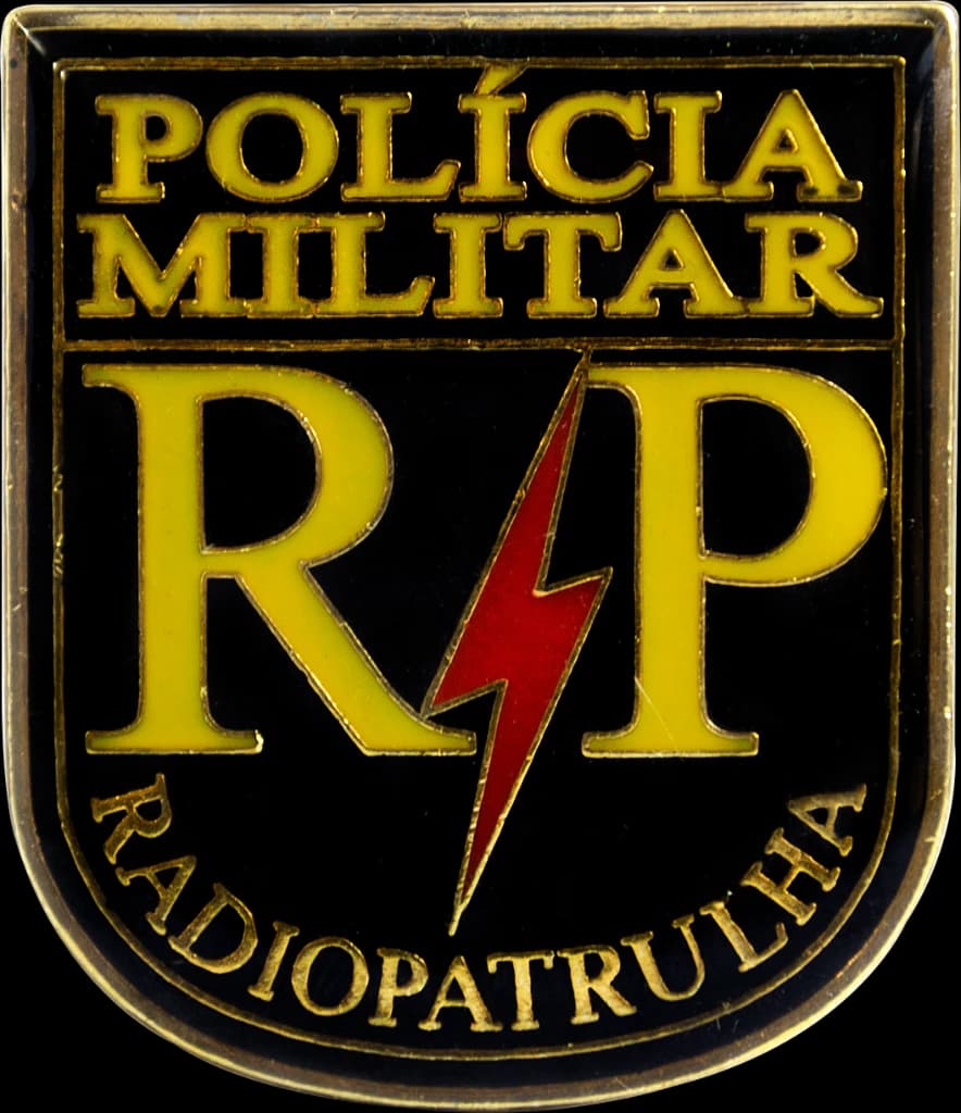 DISTINTIVO DE BOLSO - PM RADIOPATRULHA — imagem 1