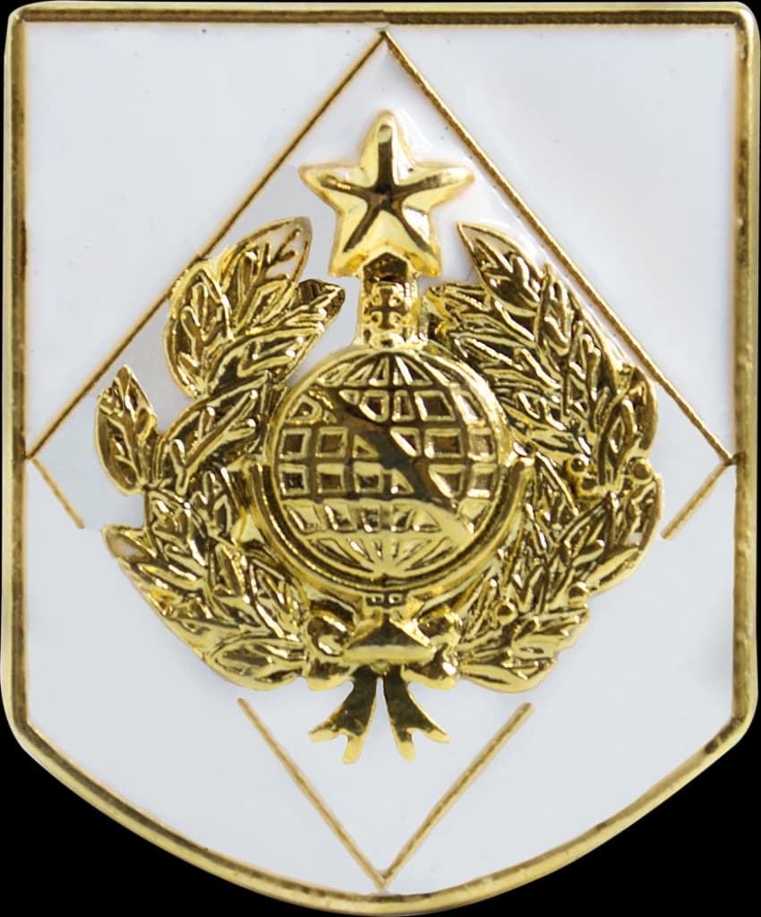 DISTINTIVO DE BOLSO - PM QUADRO OF. ADM — imagem 1