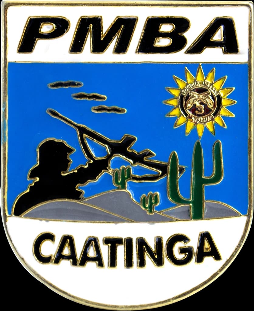 DISTINTIVO DE BOLSO - PM BA CAATINGA — imagem 1