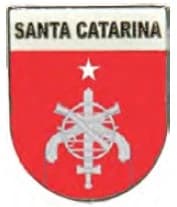 DISTINTIVO DE BOLSO - PM SC VERMELHO — imagem 1