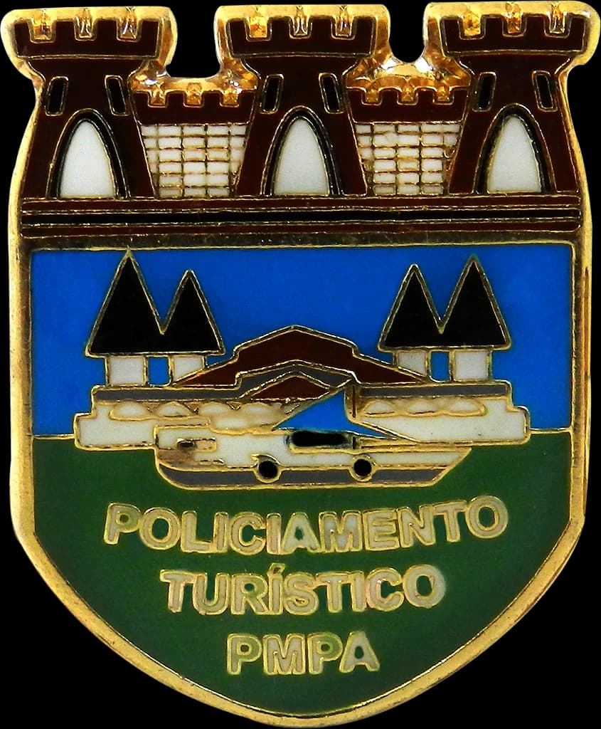 DISTINTIVO DE BOLSO - POLICIAMENTO TURISTICO PM PA — imagem 1