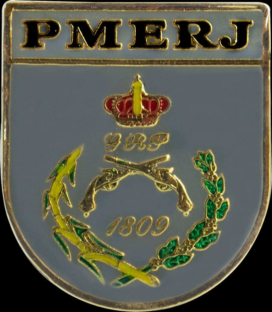 DISTINTIVO DE BOLSO - POLÍCIA MILITAR ERJ — imagem 1