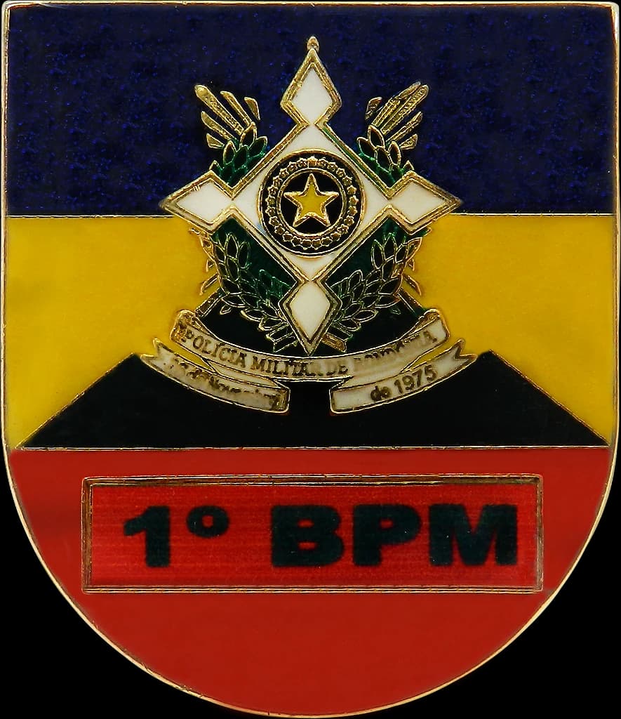 DISTINTIVO DE BOLSO - 1º BPM RONDONIA — imagem 1
