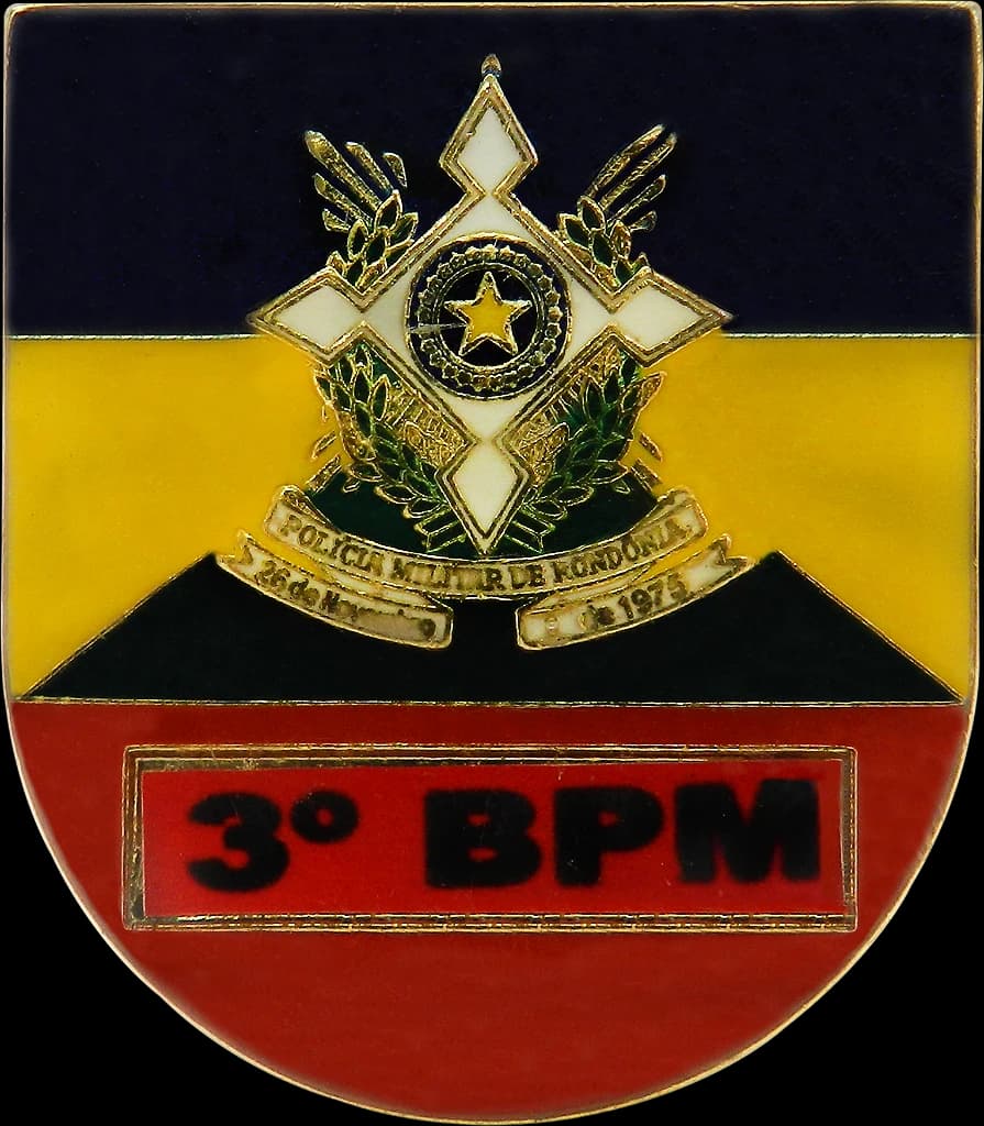 DISTINTIVO DE BOLSO - 3º BPM RONDONIA — imagem 1