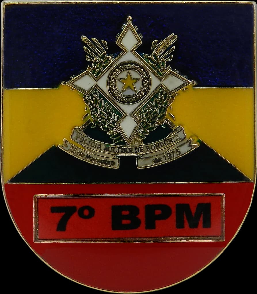 DISTINTIVO DE BOLSO - 7º BPM RONDONIA — imagem 1