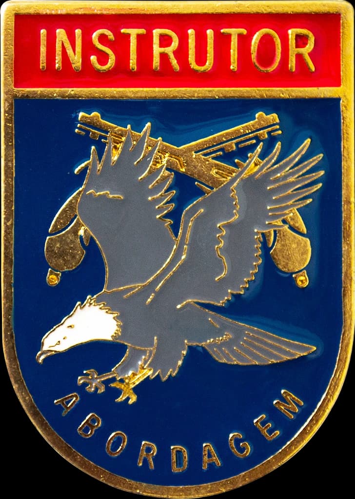 DISTINTIVO DE BOLSO - INSTRUTOR DE ABORDAGEM — imagem 1