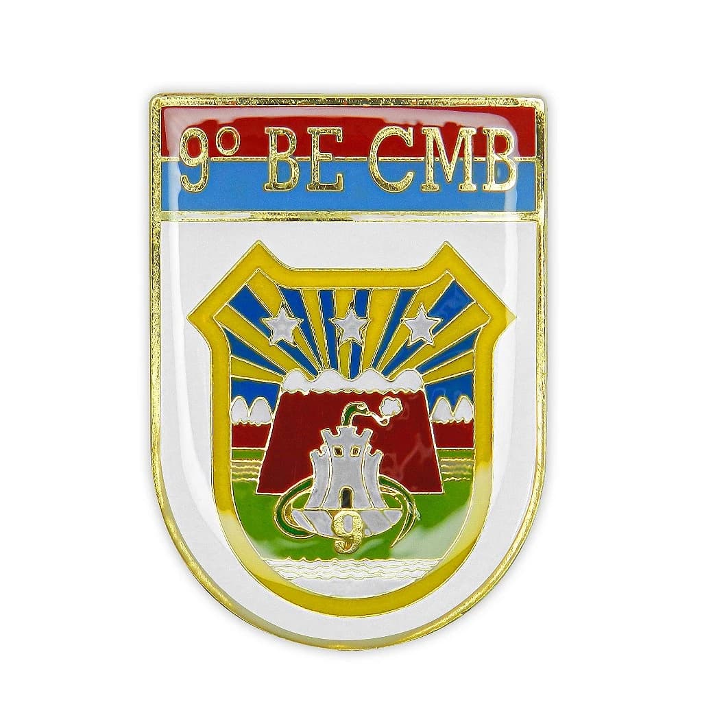 DISTINTIVO DE BOLSO - 9° BE CMB — imagem 1