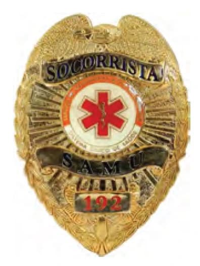 DISTINTIVO DE PEITO - SOCORRISTA / SAMU — imagem 1