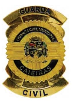 DISTINTIVO DE PEITO - GCM CAIEIRAS — imagem 1