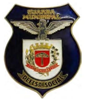 DISTINTIVO DE PEITO - GM DEFESA SOCIAL CURITIBA — imagem 1
