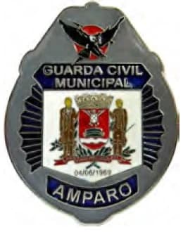 DISTINTIVO DE PEITO - GCM AMPARO — imagem 1