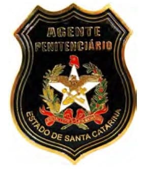 DISTINTIVO DE PEITO - AGENTE PENITENCIÁRIO SC — imagem 1