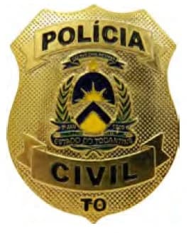 DISTINTIVO DE PEITO - DELEGADO POLÍCIA CIVIL TO — imagem 1
