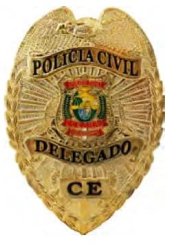 DISTINTIVO DE PEITO - DELEGADO POLÍCIA CIVIL CE — imagem 1