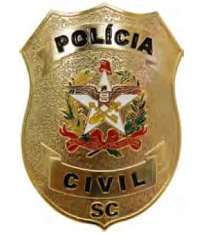 DISTINTIVO DE PEITO - POLÍCIA CIVIL SC — imagem 1