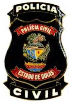 DISTINTIVO DE PEITO - POLÍCIA CIVIL GO — imagem 1