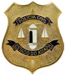 DISTINTIVO DE PEITO - POLÍCIA CIVIL AP — imagem 1