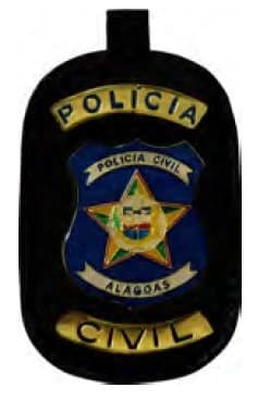 DISTINTIVO DE PEITO - POLÍCIA CIVIL AL — imagem 1