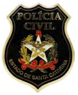 DISTINTIVO DE PEITO - POLÍCIA CIVIL SC — imagem 1