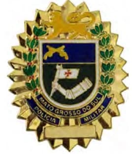 DISTINTIVO DE PEITO - POLÍCIA MILITAR MS — imagem 1
