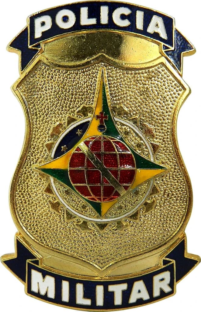 DISTINTIVO DE PEITO - PM DF — imagem 1