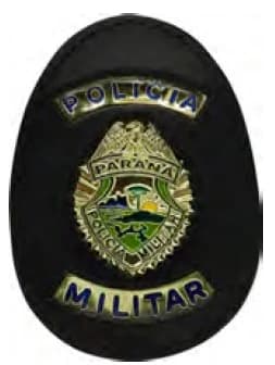 DISTINTIVO DE PEITO - POLÍCIA MILITAR PR — imagem 1