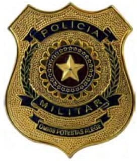DISTINTIVO DE PEITO - POLÍCIA MILITAR — imagem 1