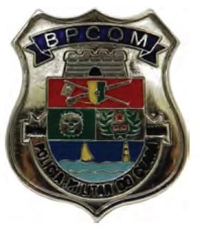 DISTINTIVO DE PEITO -BPCOM POLÍCIA MILITAR CE — imagem 1
