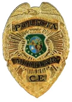 DISTINTIVO DE PEITO - POLÍCIA MILITAR CE — imagem 1