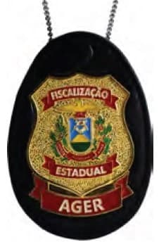 DISTINTIVO DE PEITO - AGER FISC. ESTADUAL — imagem 1