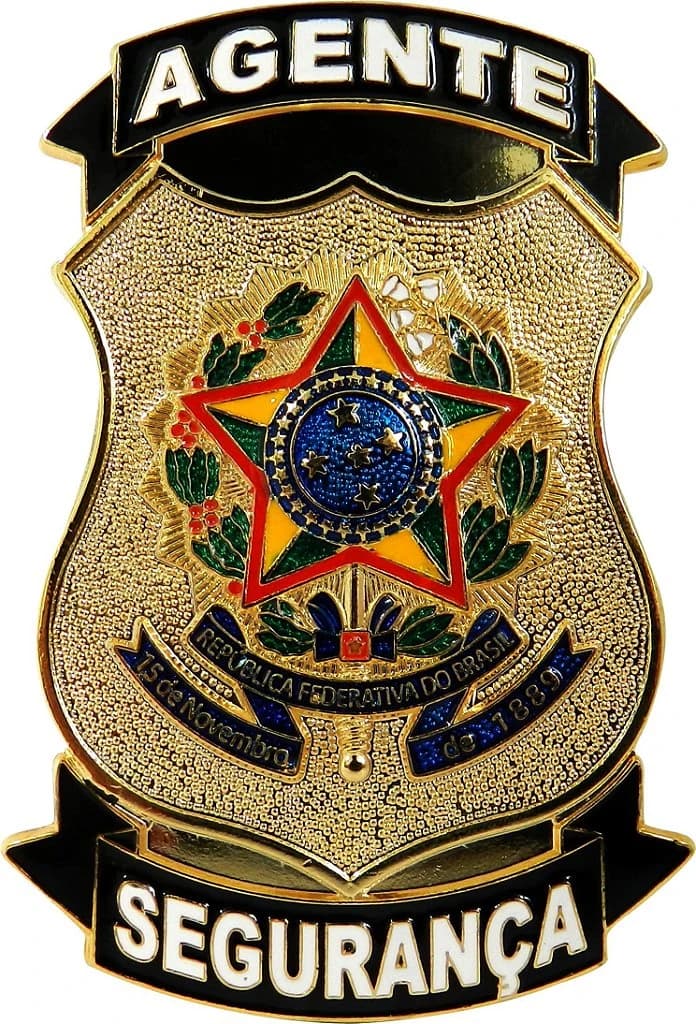 DISTINTIVO DE PEITO - AGENTE SEGURANÇA — imagem 1