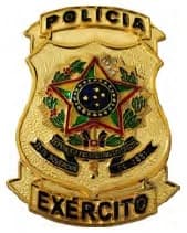 DISTINTIVO DE PEITO - POLÍCIA DO EXÉRCITO — imagem 1