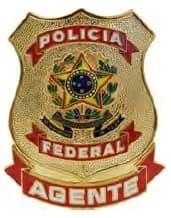 DISTINTIVO DE PEITO - AGENTE POLÍCIA FEDERAL — imagem 1