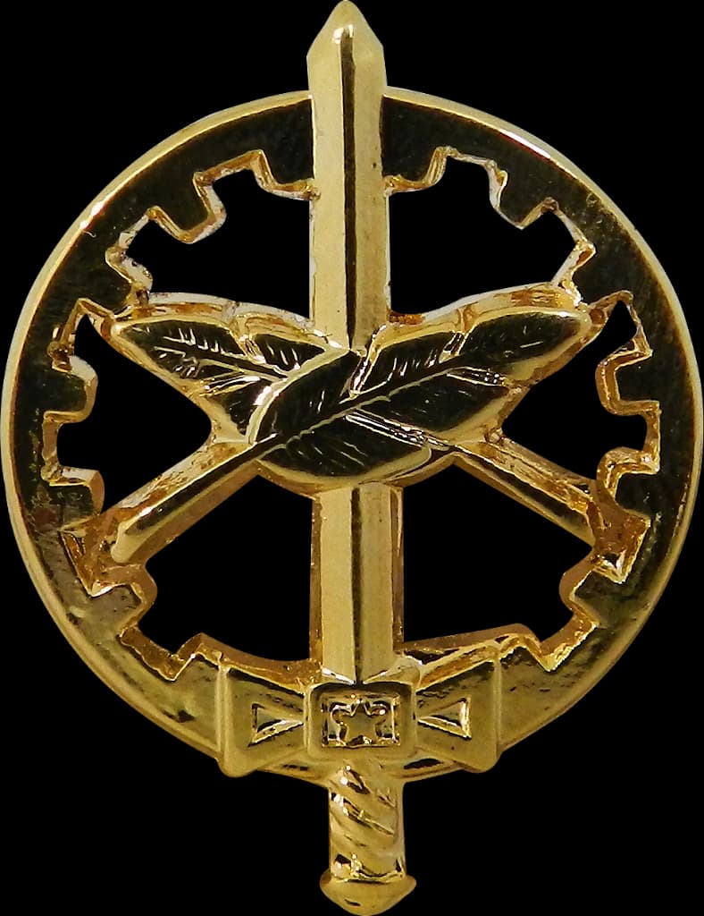 DISTINTIVO DE GOLA - QAO AUXILIAR DE OFICIAIS — imagem 1
