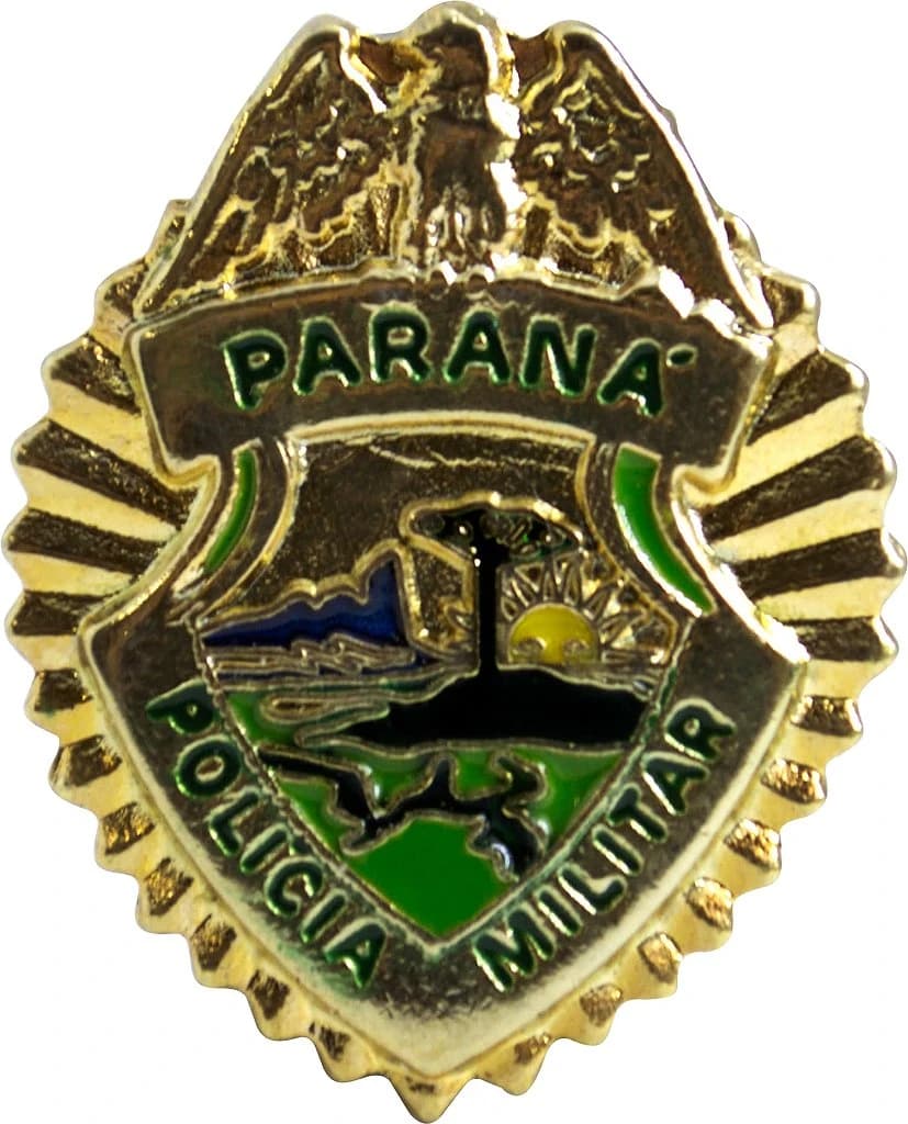 DISTINTIVO DE GOLA - POLÍCIA MILITAR PR — imagem 1