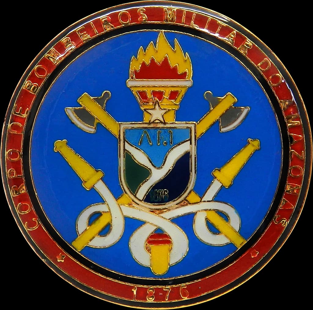 DISTINTIVO DE BOINA - BOMBEIROS AM — imagem 1