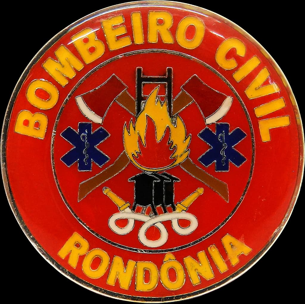 DISTINTIVO DE BOINA - BOMBEIRO CIVIL RO — imagem 1