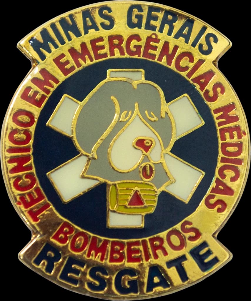 DISTINTIVO DE BOINA - RESGATE BOMBEIROS MG — imagem 1