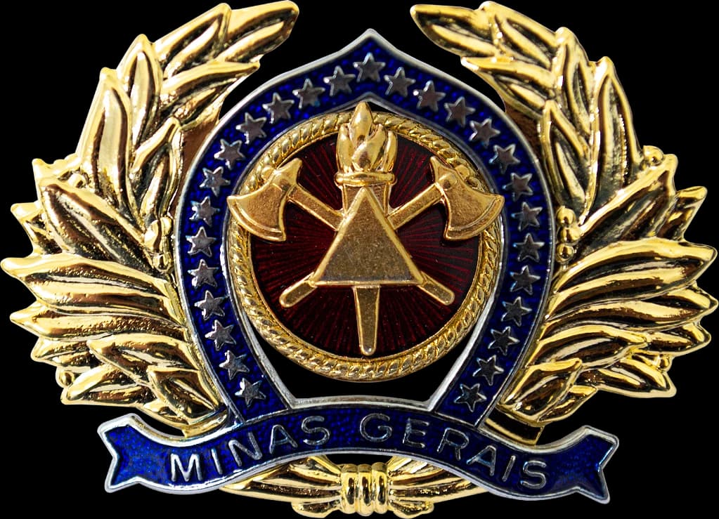 DISTINTIVO DE BOINA - OFICIAL CBM MG — imagem 1
