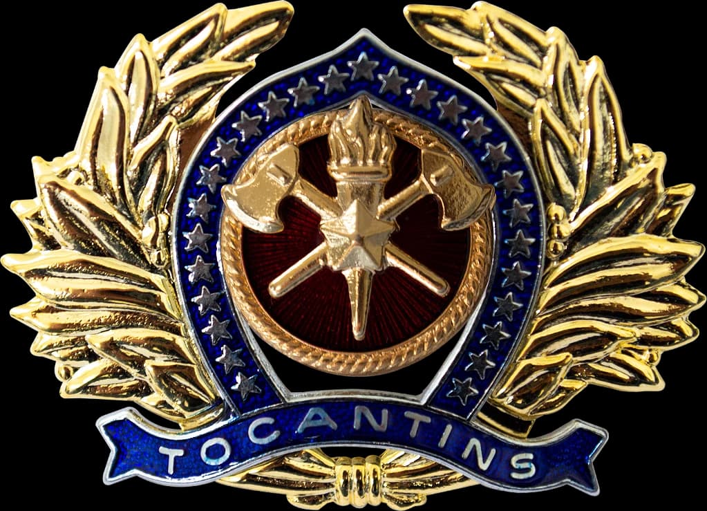 DISTINTIVO DE BOINA - OFICIAL CBM TO — imagem 1