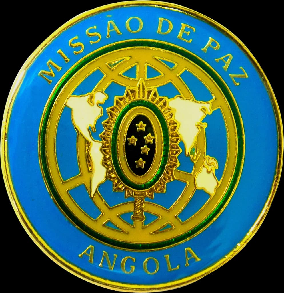 DISTINTIVO DE BOINA - MISSÃO DE PAZ / ANGOLA — imagem 1