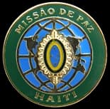 DISTINTIVO DE BOINA - MISSÃO DE PAZ / HAITI — imagem 1