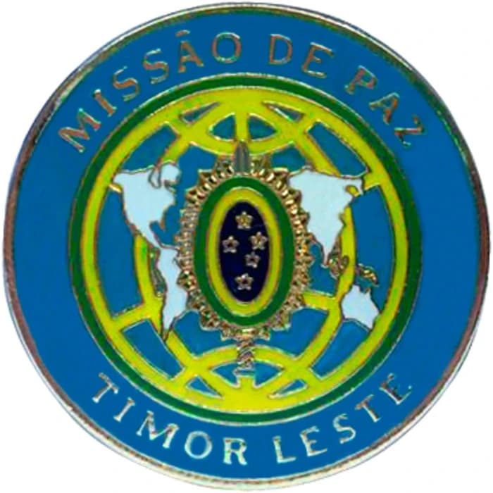 DISTINTIVO DE BOINA - MISSÃO DE PAZ / TIMOR LESTE — imagem 1